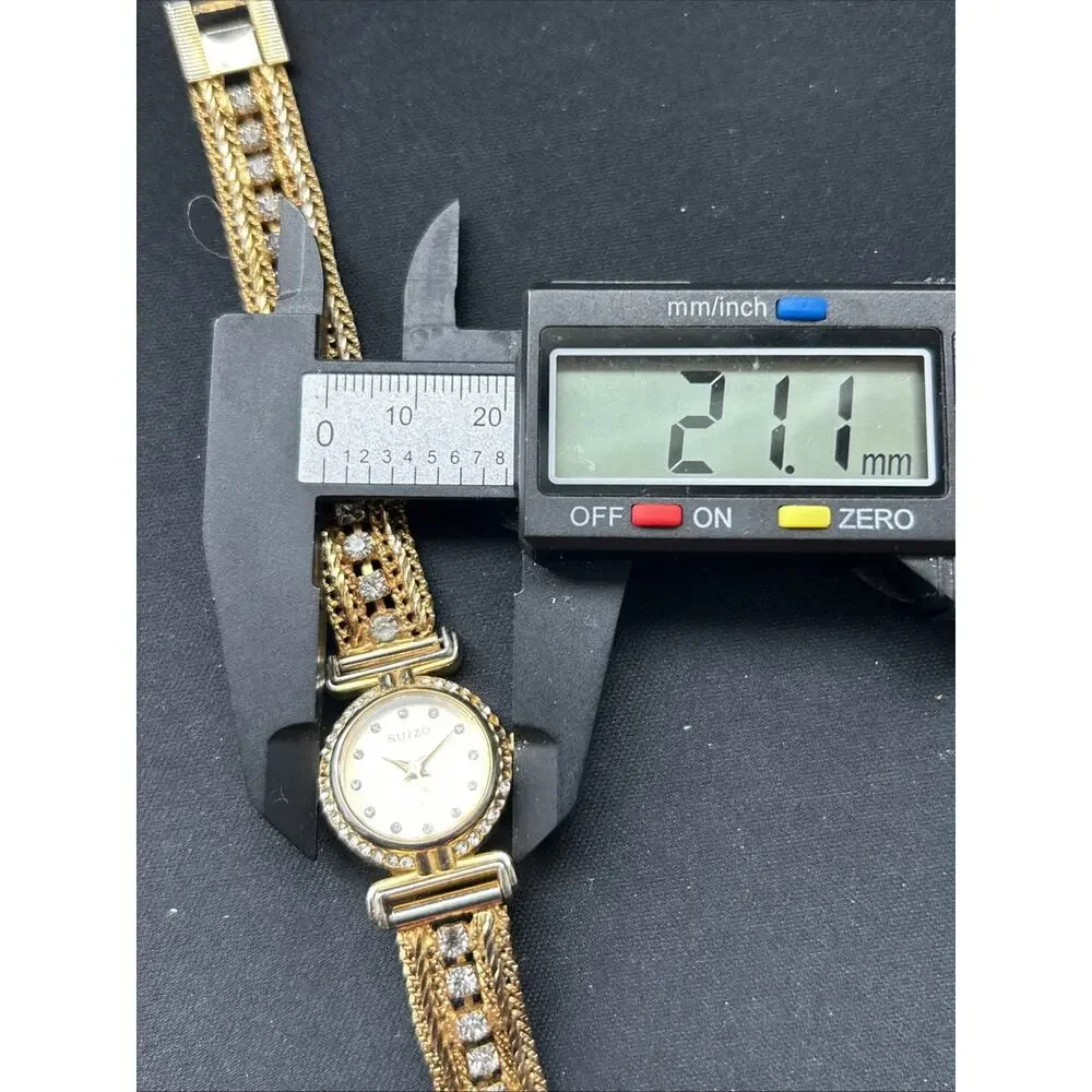 Suizo Gold Tone Women’s Quartz Watch